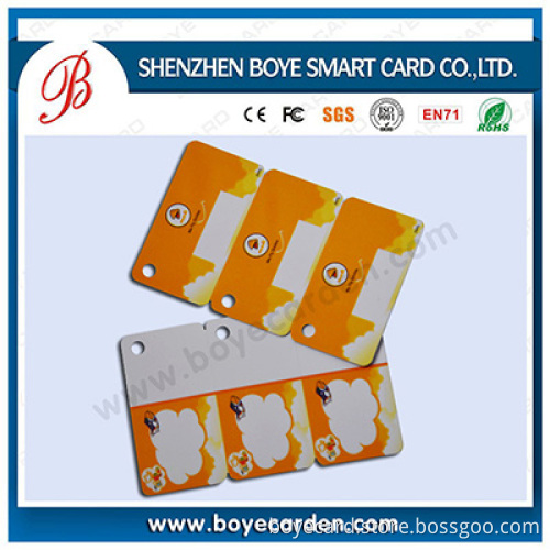 Non-Standard Shape PVC Printed Card